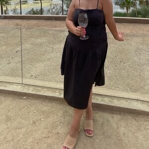 Black Organic Cotton Dress